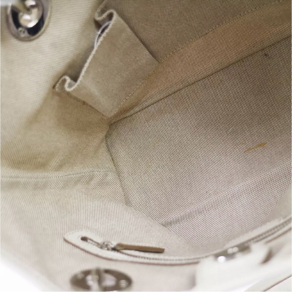 Christian Dior PVC Coated Canvas Leather Tote Bag - Picture 9 of 10